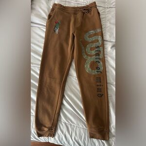 Rue21 Brown Sweatpants with Snake Design